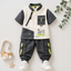 Luburd Boys 2-Piece Utility Cargo Outfit Set