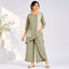 Luburd Women's Asymmetric Tunic & Palazzo Co-Ord Set