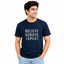 Luburd Believe Achieve Repeat Premium Graphic T-Shirt | Navy Blue