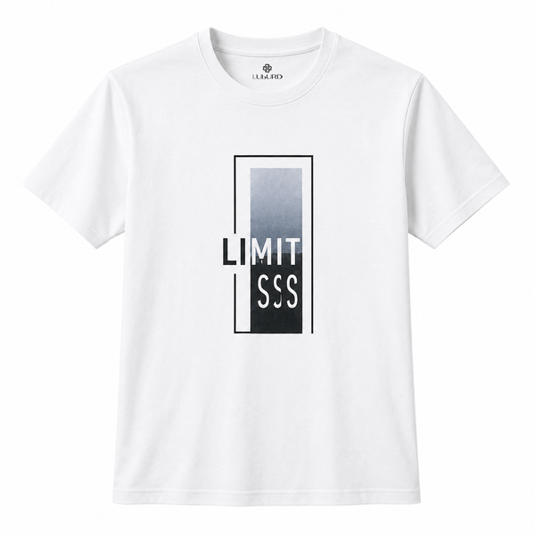 Luburd Limitless Premium Graphic T-Shirt | White